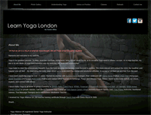 Tablet Screenshot of learnyogalondon.com